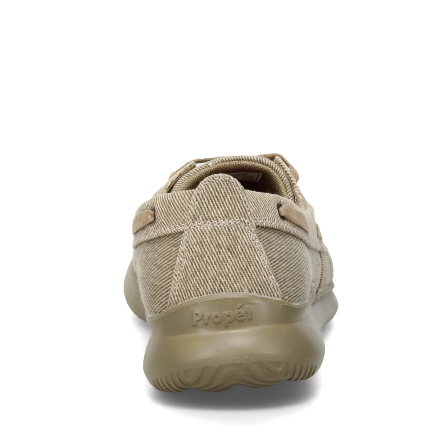 Boat Shoes*Propet Men's , Viasol Lace Boat Shoe Tan