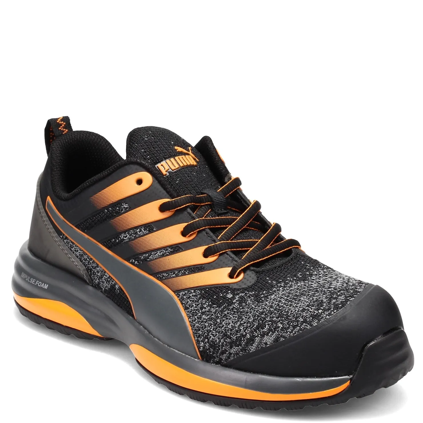 Sneakers & Athletics*Puma Safety Men's Puma, Charge Low Work Shoe Black Orange