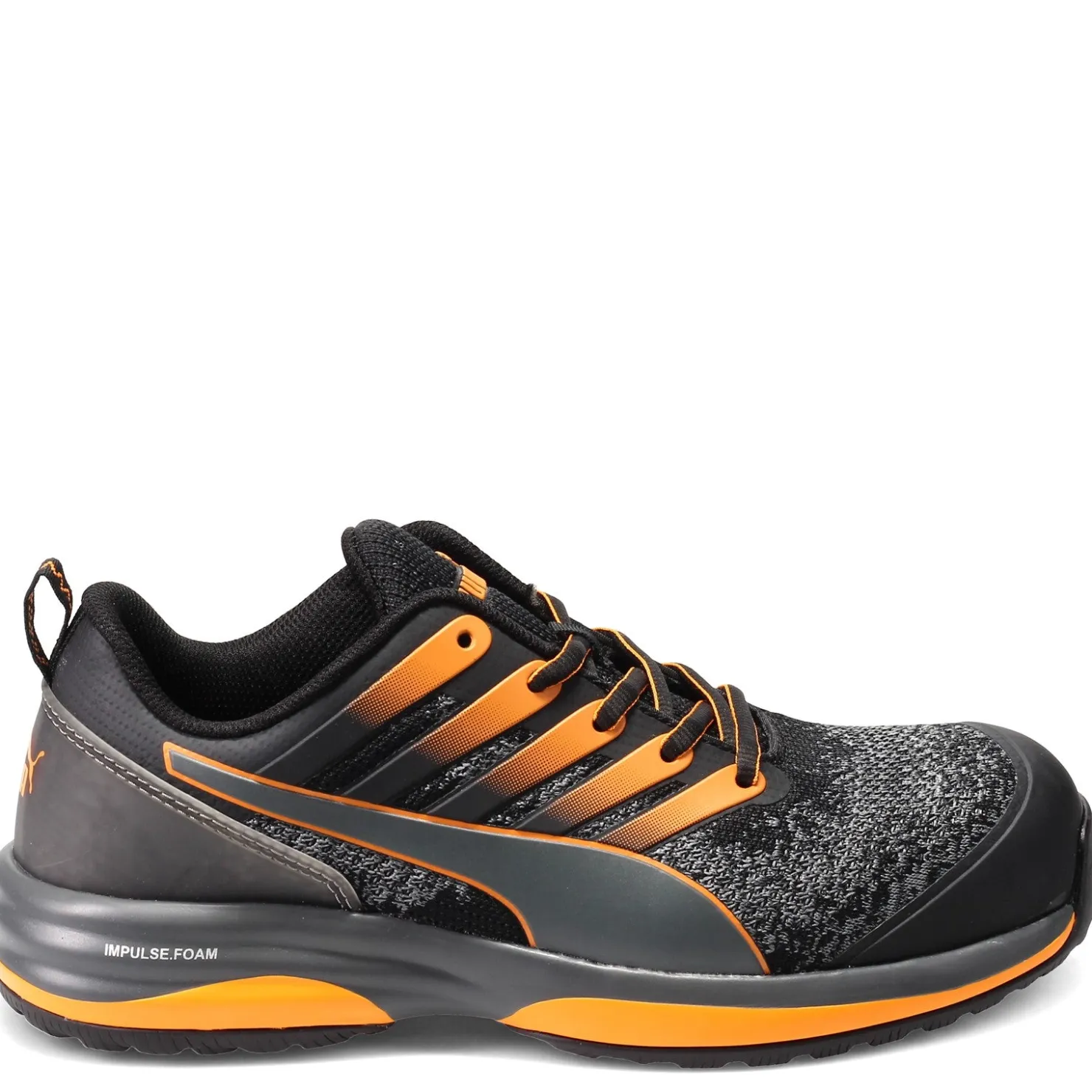 Sneakers & Athletics*Puma Safety Men's Puma, Charge Low Work Shoe Black Orange