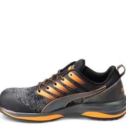 Sneakers & Athletics*Puma Safety Men's Puma, Charge Low Work Shoe Black Orange