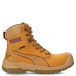 Boots*Puma Safety Men's Puma, Conquest 7 Inch CTX Waterproof Boot Wheat