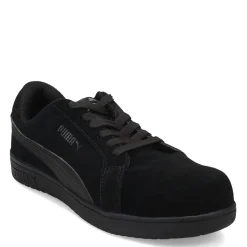 Sneakers & Athletics*Puma Safety Men's Puma, Iconic Composite Toe Work Shoe Black Suede