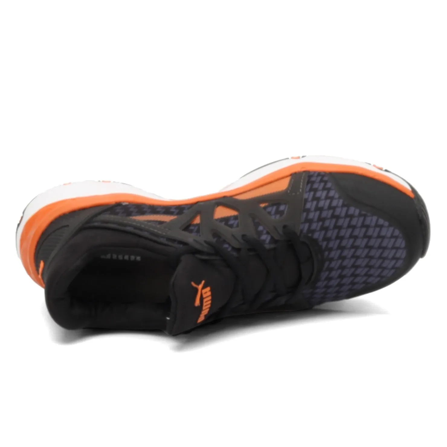 Sneakers & Athletics*Puma Safety Men's Puma, Rush 2.0 Mid SD Composite Toe Work Shoe Black Orange