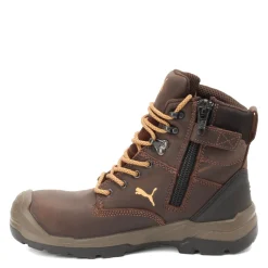 Boots*Puma Safety Men's , Conquest 7 Inch CTX Waterproof Boot Brown