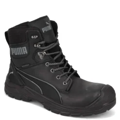 Boots*Puma Safety Men's , Conquest 7 Inch CTX Waterproof Boot Black