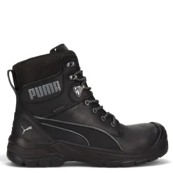 Boots*Puma Safety Men's , Conquest 7 Inch CTX Waterproof Boot Black