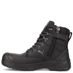 Boots*Puma Safety Men's , Conquest 7 Inch CTX Waterproof Boot Black