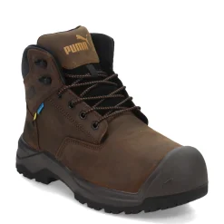 Boots*Puma Safety Men's , Granite HD MT Mid Comp Toe Boot Brown