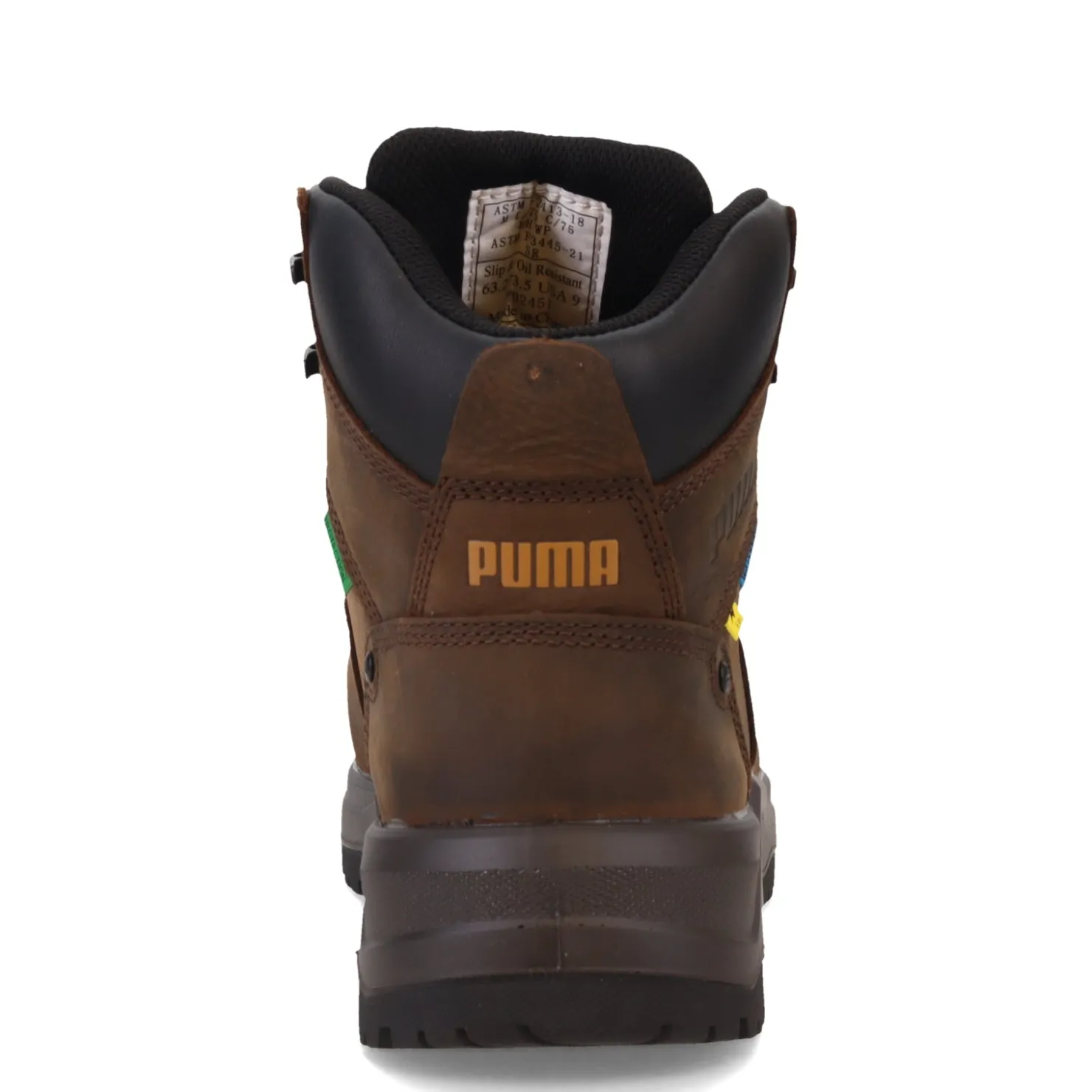 Work & Safety*Puma Safety Men's , Granite HD MT Mid Comp Toe Boot Brown