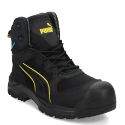 Boots*Puma Safety Men's , Rock HD Mid Comp Toe Boot Black