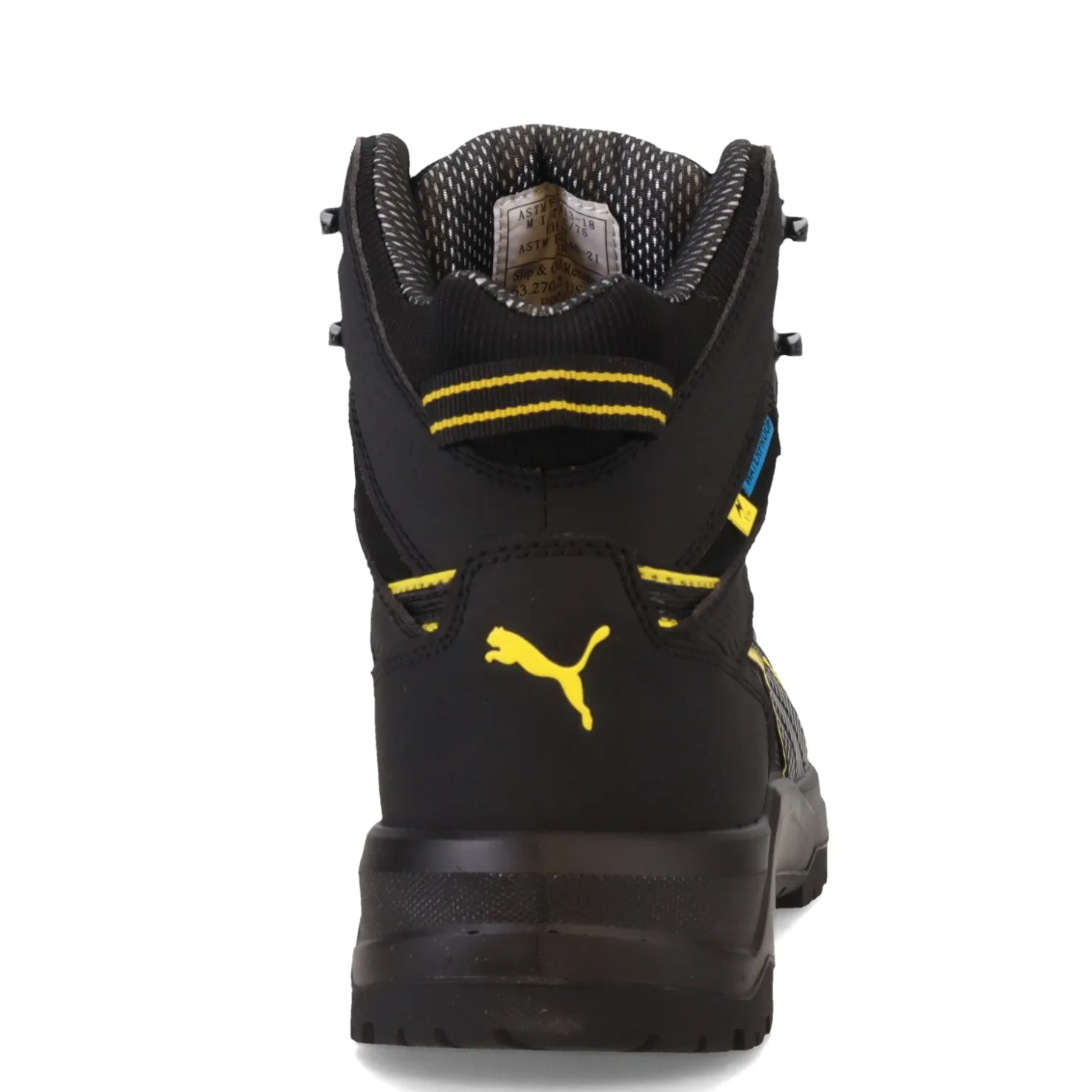 Boots*Puma Safety Men's , Rock HD Mid Comp Toe Boot Black