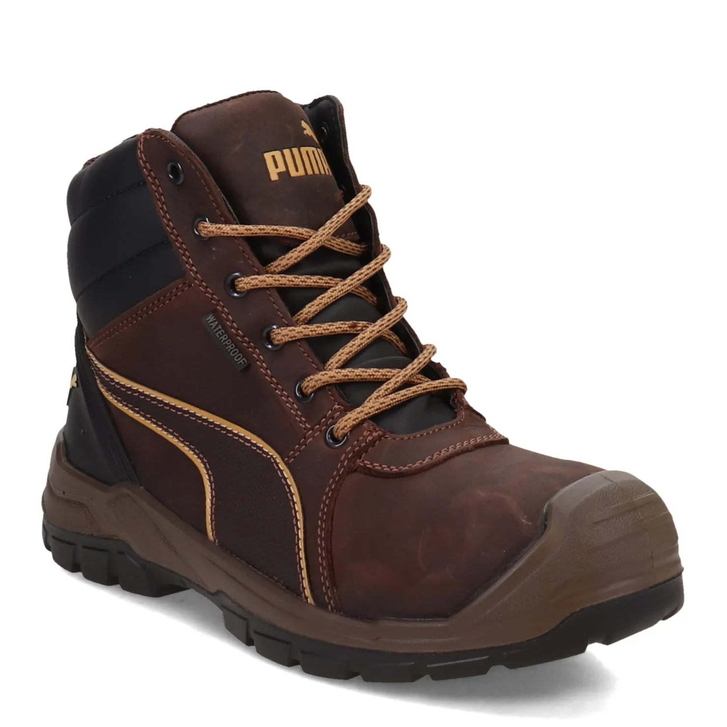 Boots*Puma Safety Men's PUMA, Safety Tornado 6in Soft Toe Boot Brown