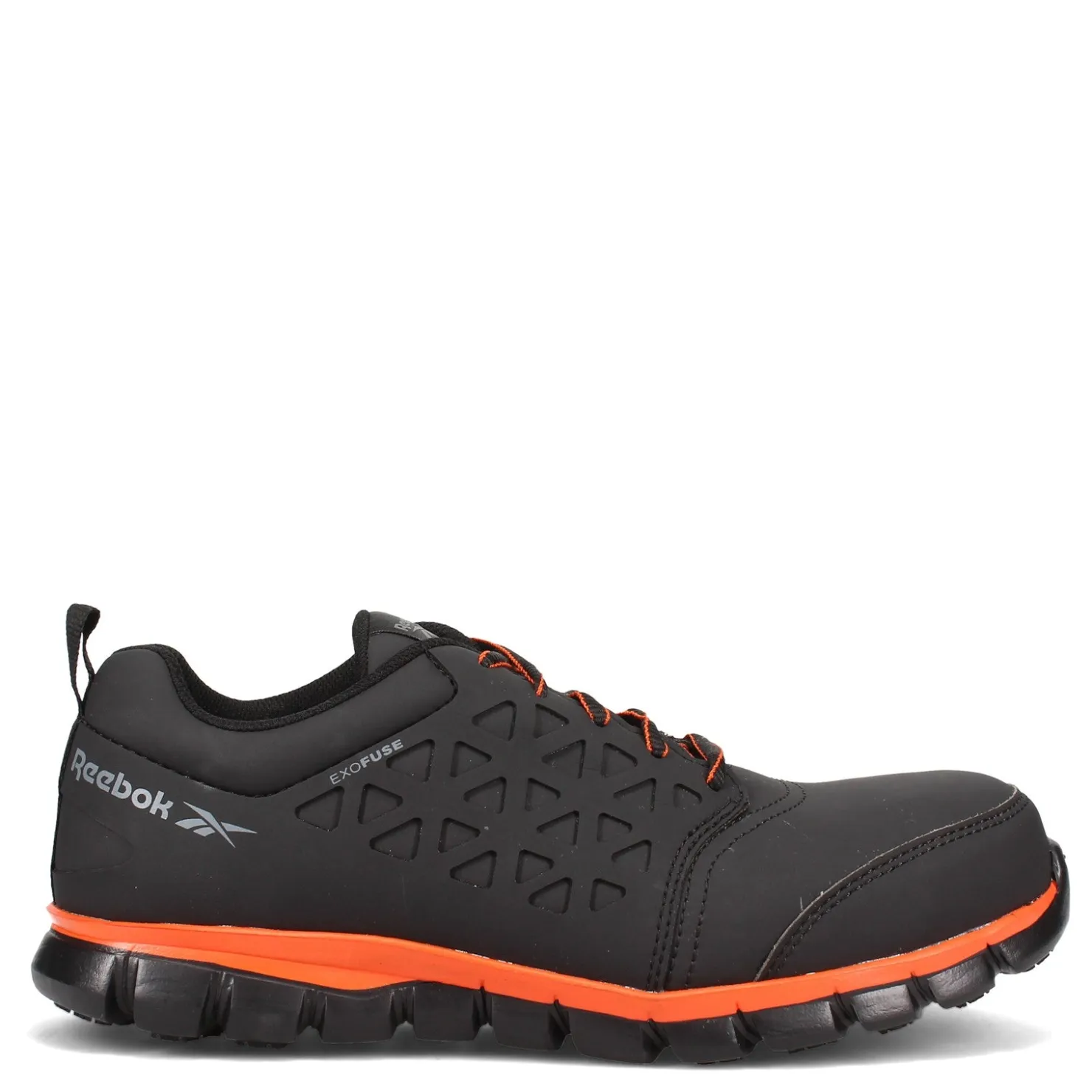 Work & Safety*Reebok Work Men's , Sublite Cush Exofuse Work Shoe Black Orange