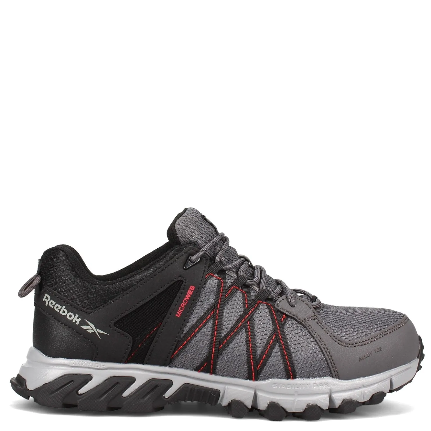 Sneakers & Athletics*Reebok Work Men's , Trail Grip Low Work Shoe Grey Black