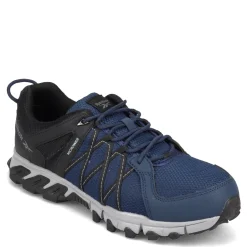 Sneakers & Athletics*Reebok Work Men's , Trail Grip Low Work Shoe Navy/Black/Grey