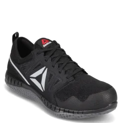 Sneakers & Athletics*Reebok Work Men's , ZPrint Work Sneaker Black And Dark Grey