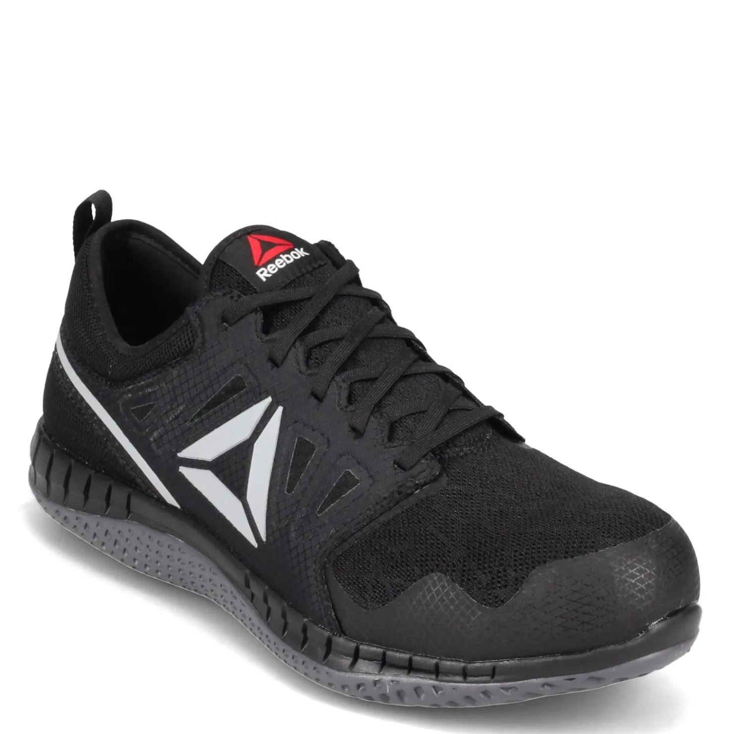Sneakers & Athletics*Reebok Work Men's , ZPrint Work Sneaker Black And Dark Grey