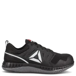 Sneakers & Athletics*Reebok Work Men's , ZPrint Work Sneaker Black And Dark Grey