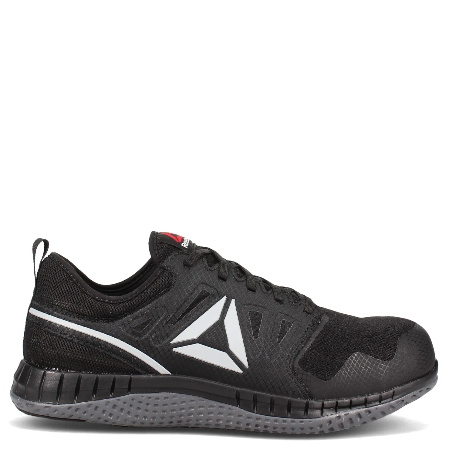 Sneakers & Athletics*Reebok Work Men's , ZPrint Work Sneaker Black And Dark Grey