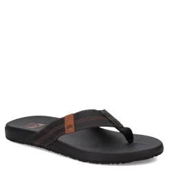 Sandals*Reef Men's , Cushion Bounce Flip-Flop Coffee/Black