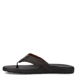 Sandals*Reef Men's , Cushion Bounce Flip-Flop Coffee/Black