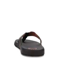 Sandals*Reef Men's , Cushion Bounce Flip-Flop Coffee/Black