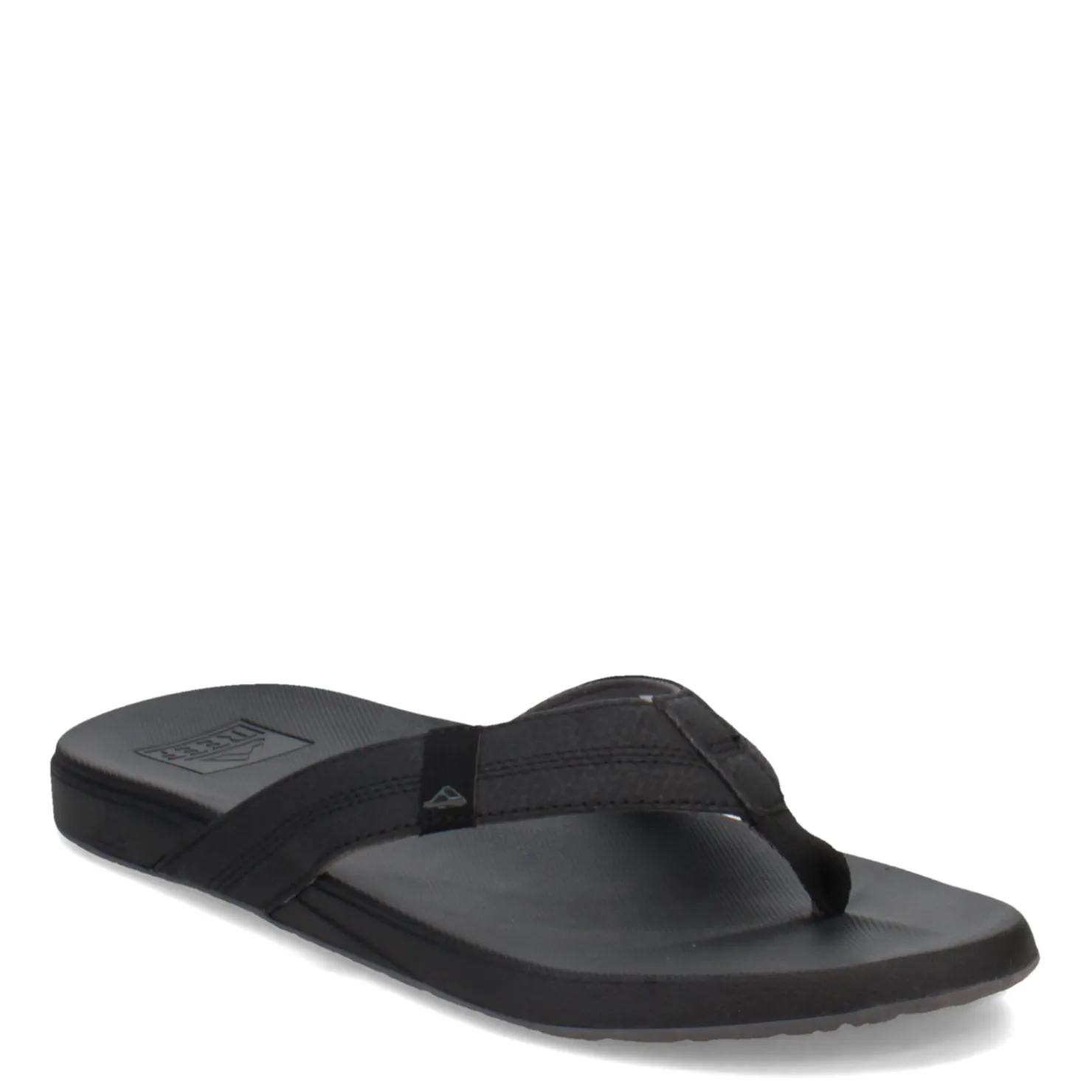 Sandals*Reef Men's , Cushion Bounce Thong Sandal Black