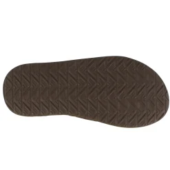 Sandals*Reef Men's , Cushion Bounce Thong Sandal Black/Brown