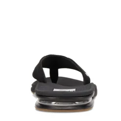 Sandals*Reef Men's , Fanning Flip-Flop Black/Silver