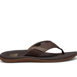 Flip Flops*Reef Men's , Santa Ana Sandal Brown