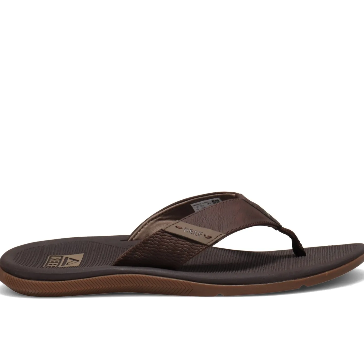 Flip Flops*Reef Men's , Santa Ana Sandal Brown