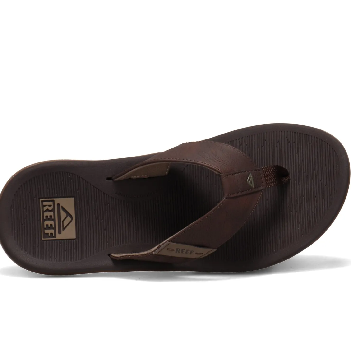Flip Flops*Reef Men's , Santa Ana Sandal Brown
