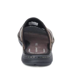 Sandals*Rockport Men's , Darwyn 3 Band Slide Sandal Brown