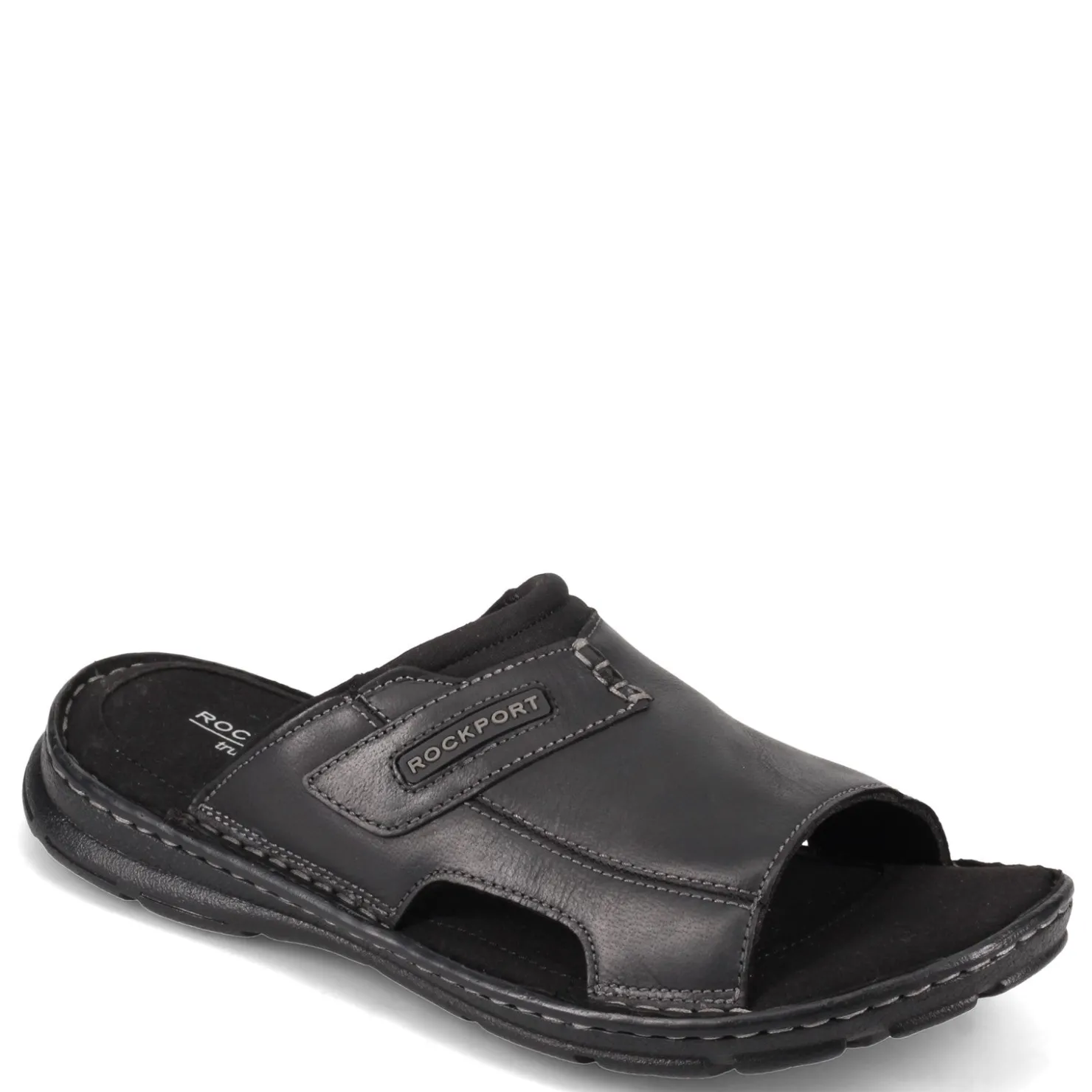 Slides*Rockport Men's , Darwyn 2 Slide Black