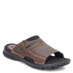 Sandals*Rockport Men's , Darwyn 2 Slide Brown