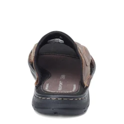 Sandals*Rockport Men's , Darwyn 2 Slide Brown