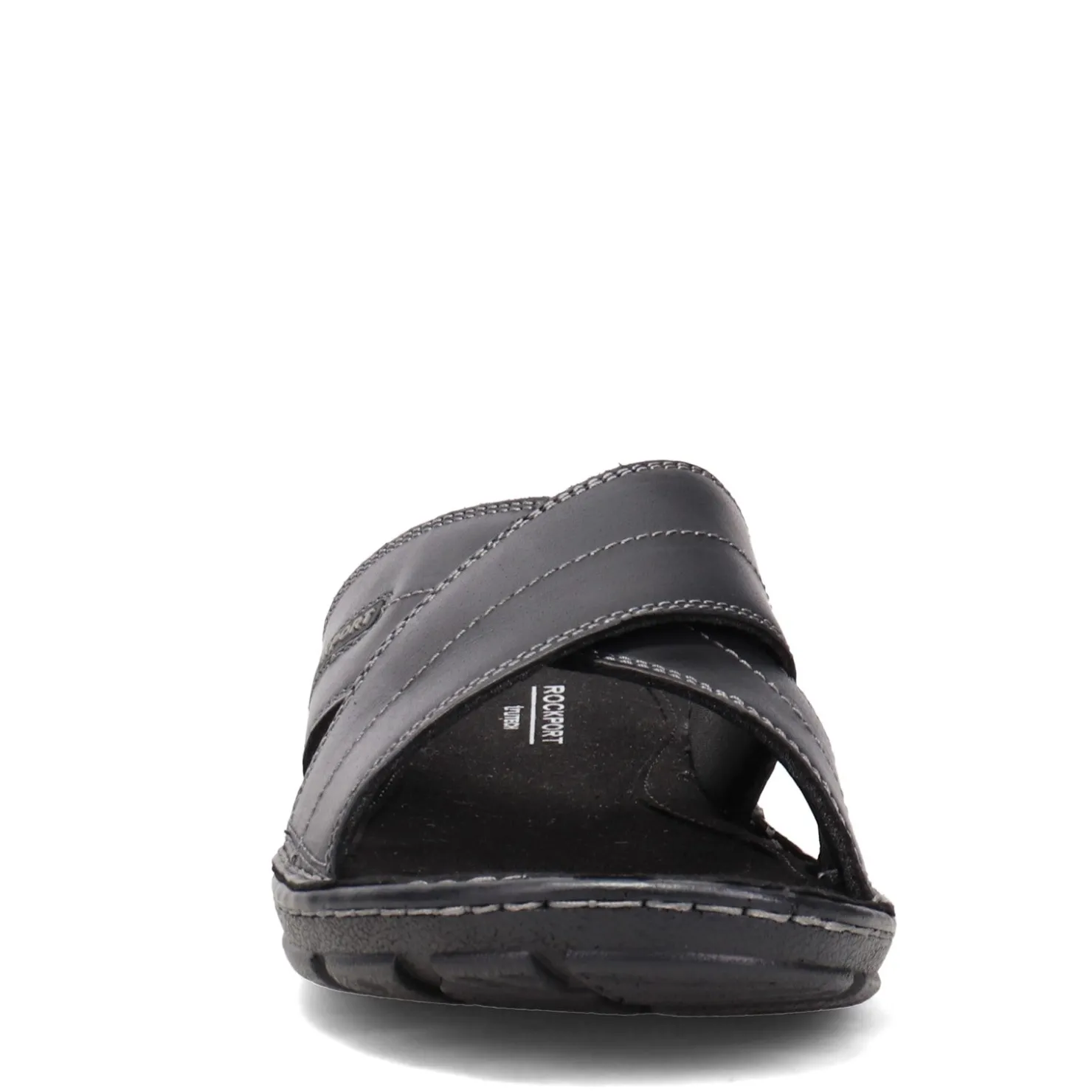 Slides*Rockport Men's , Darwyn Cross Band Slide Sandal Black