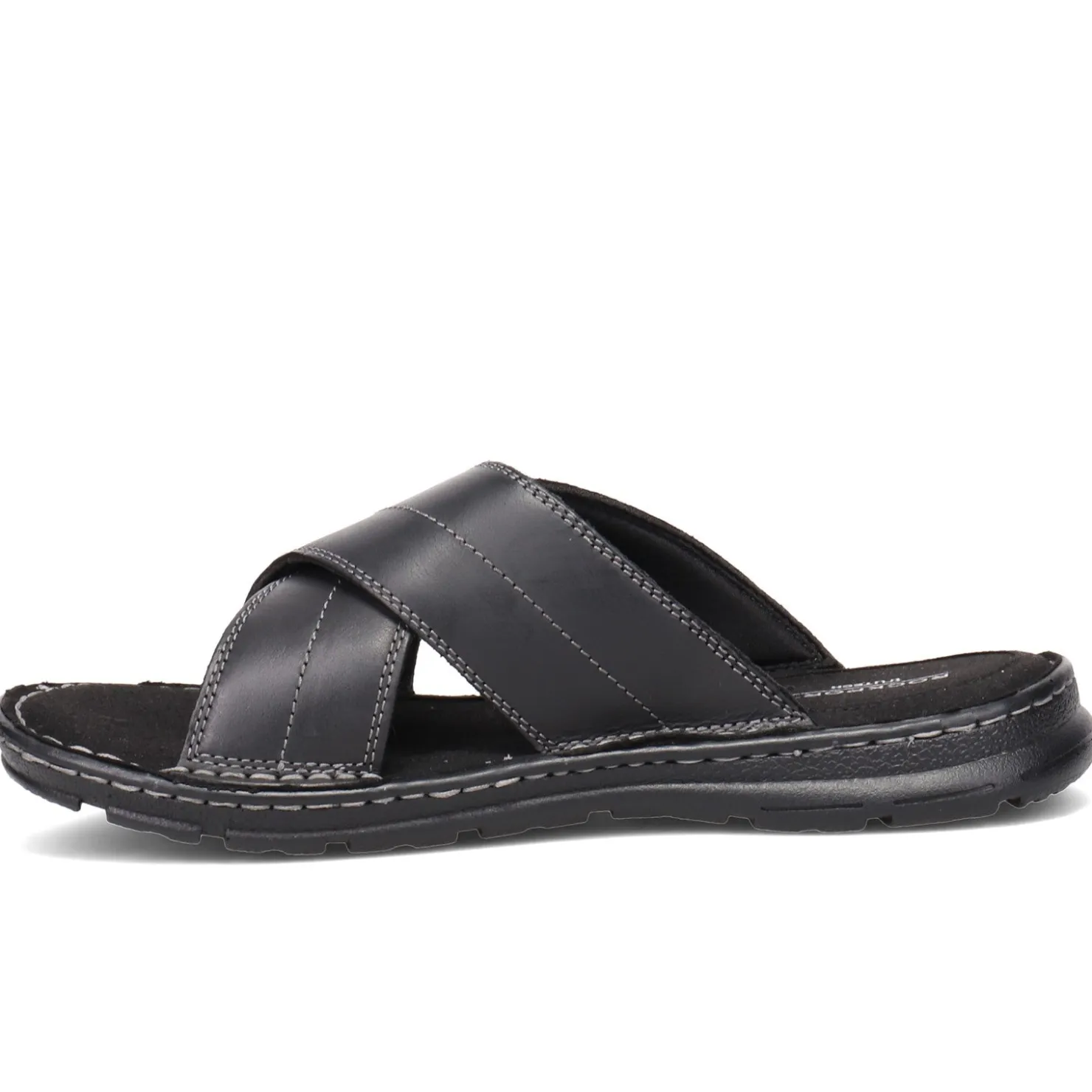 Slides*Rockport Men's , Darwyn Cross Band Slide Sandal Black