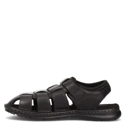 Sandals*Rockport Men's , Darwyn Fisherman Sandal Black