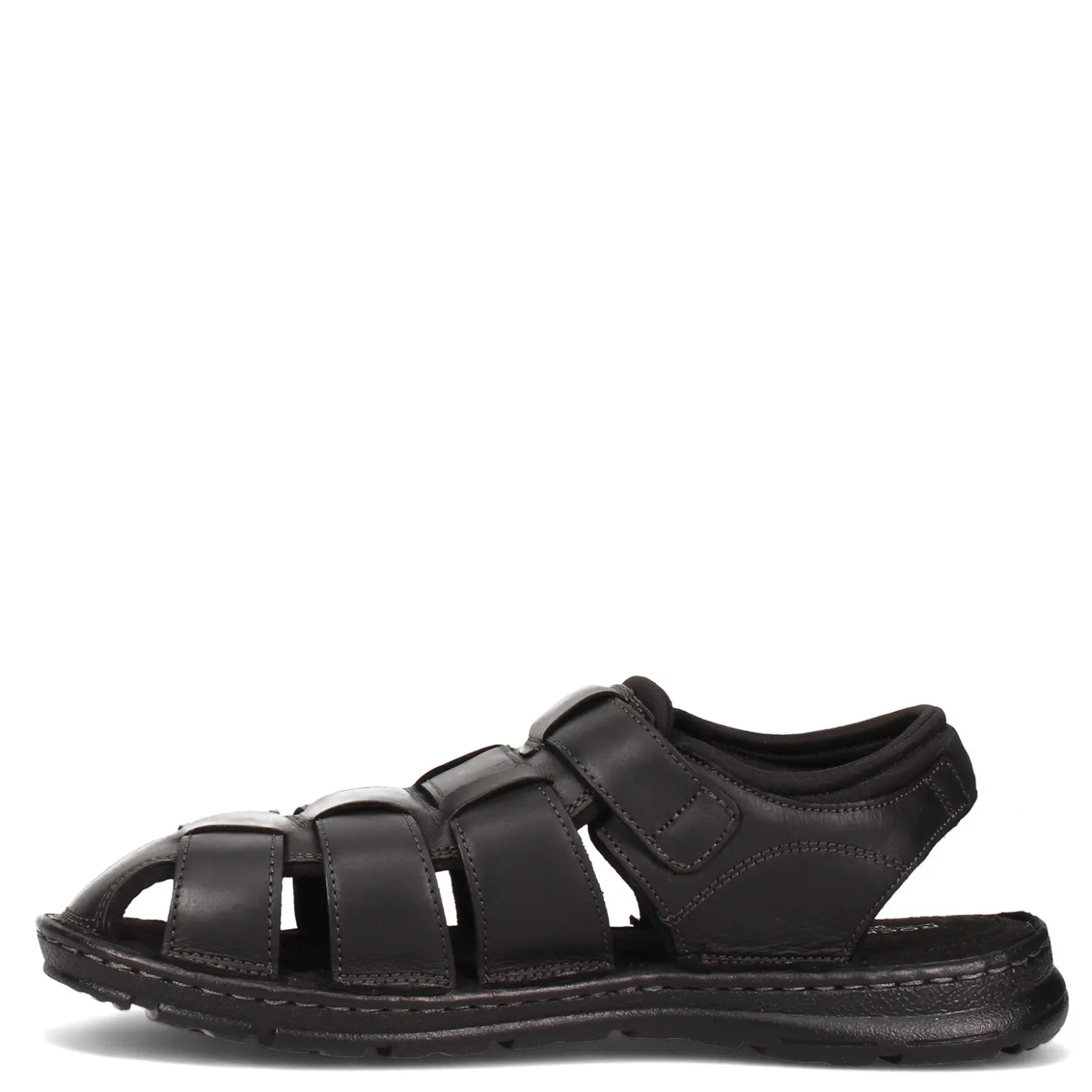 Sandals*Rockport Men's , Darwyn Fisherman Sandal Black