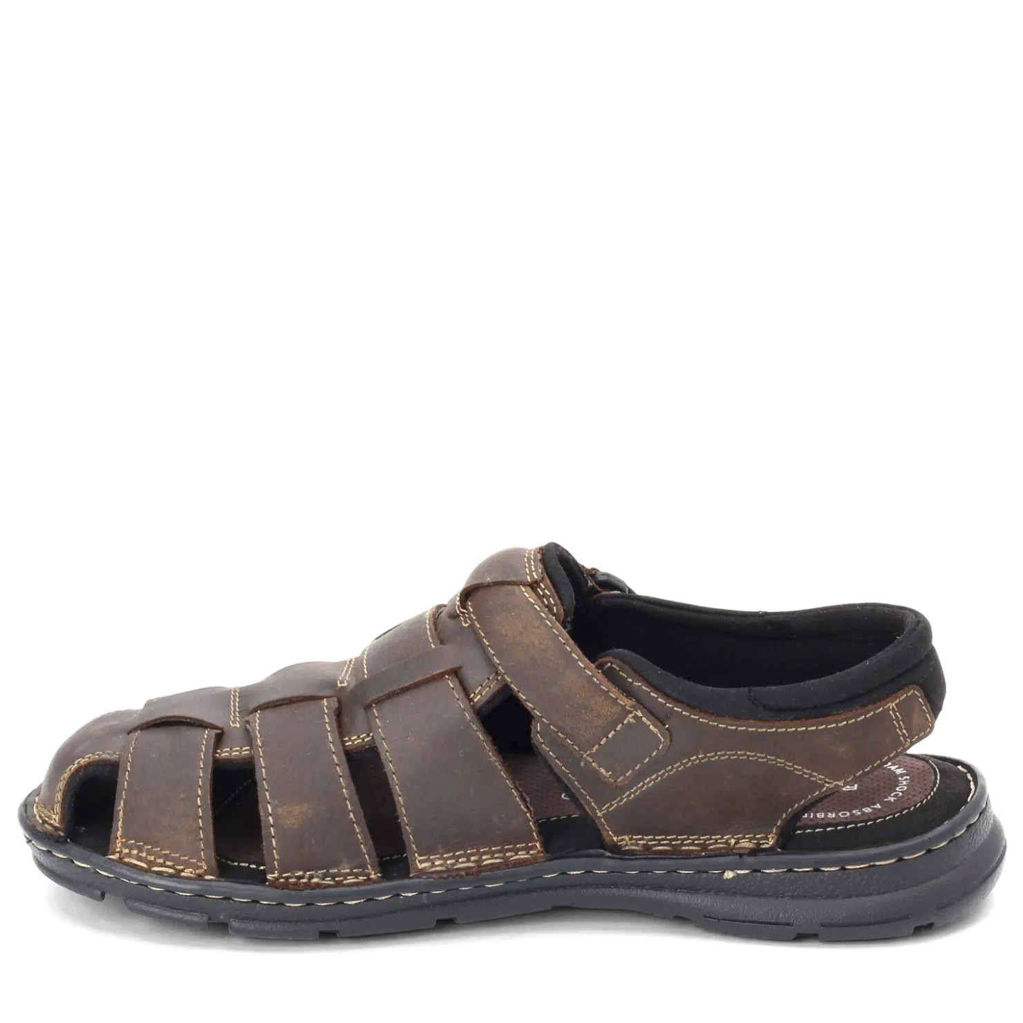 Sandals*Rockport Men's , Darwyn Fisherman Sandal Brown