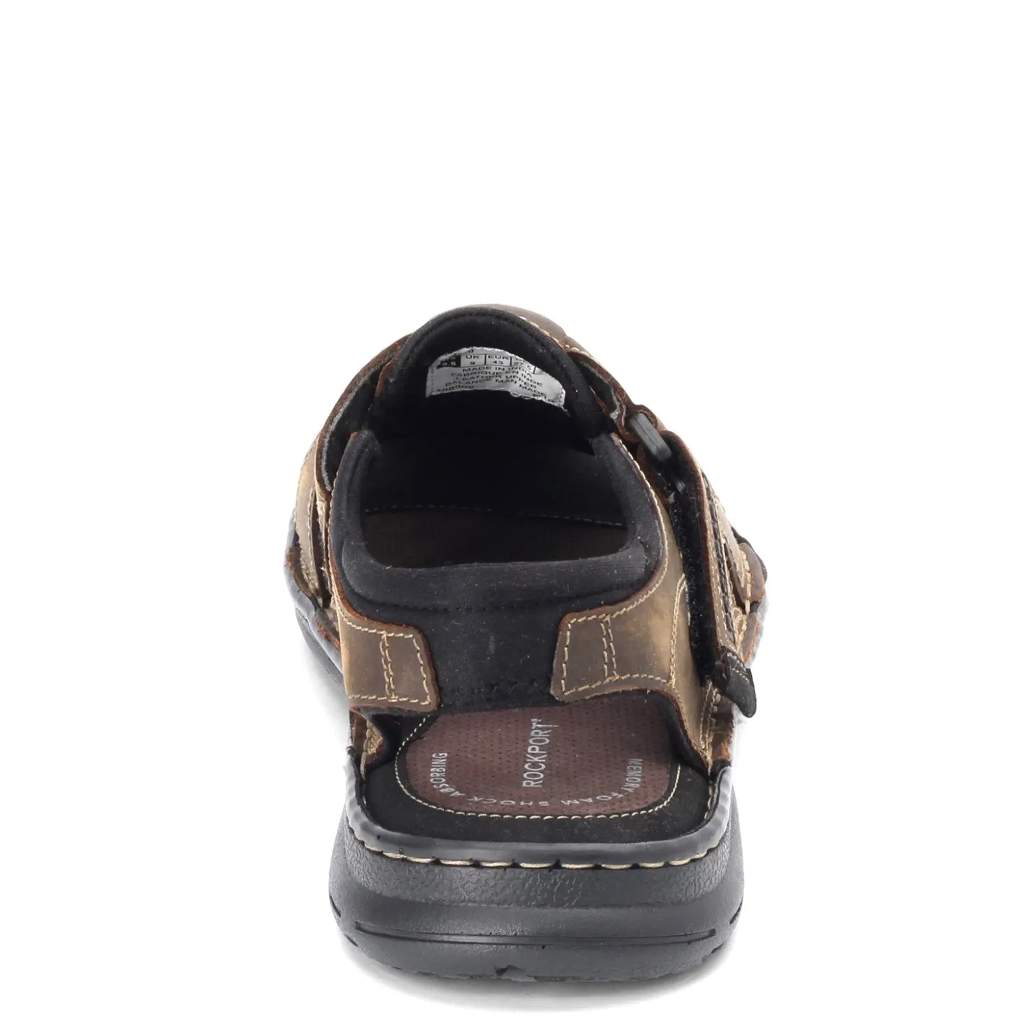 Sandals*Rockport Men's , Darwyn Fisherman Sandal Brown