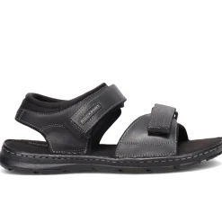 Sandals*Rockport Men's , Darwyn Quarter Strap Sandal Black