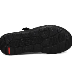 Sandals*Rockport Men's , Darwyn Quarter Strap Sandal Black