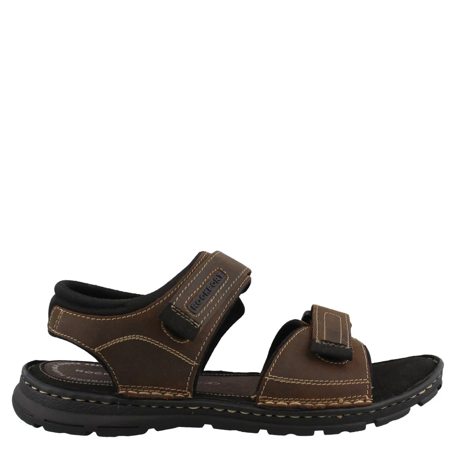 Sandals*Rockport Men's , Darwyn Quarter Strap Sandal Brown