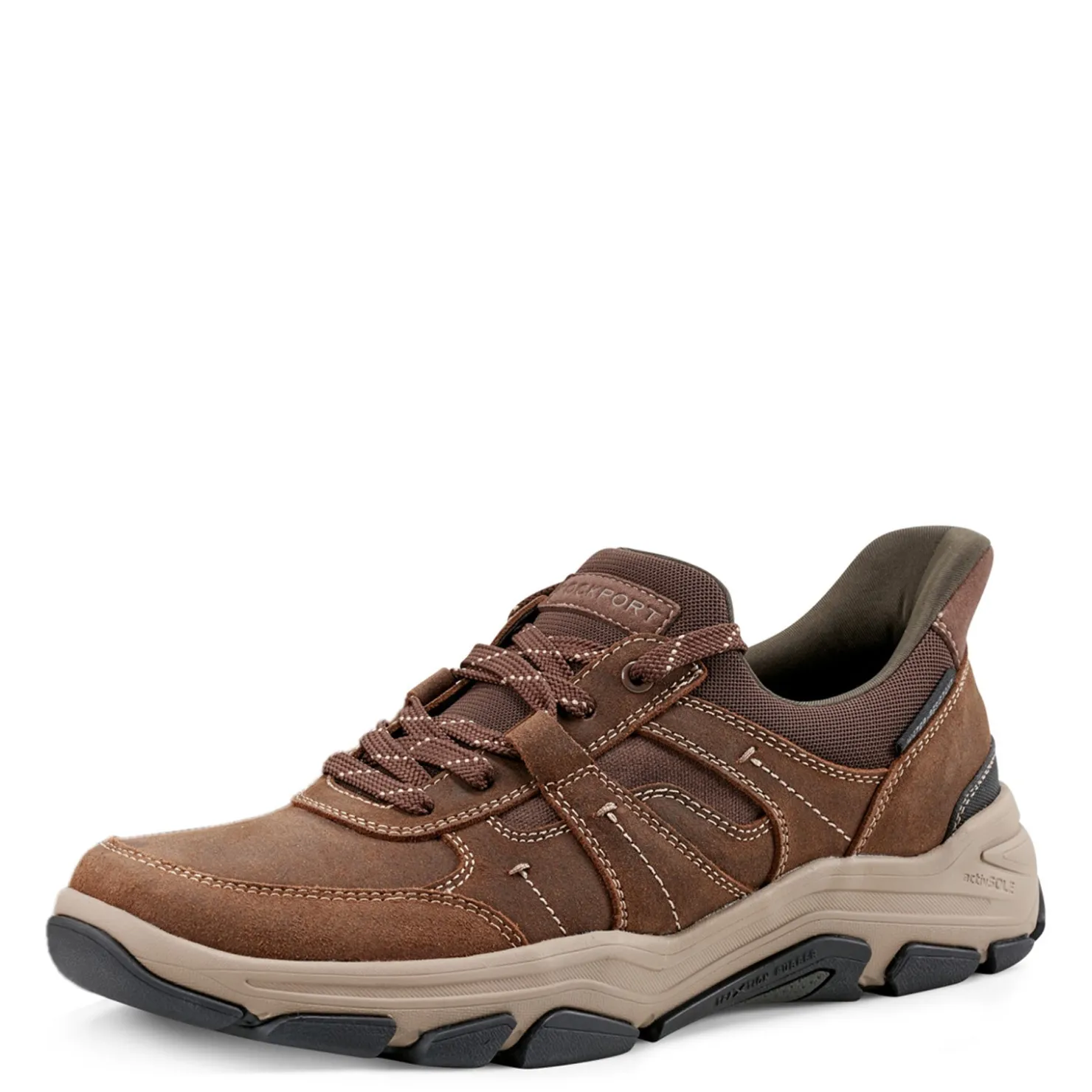 Sneakers & Athletics*Rockport Men's , Rhett Sneaker Medium Brown