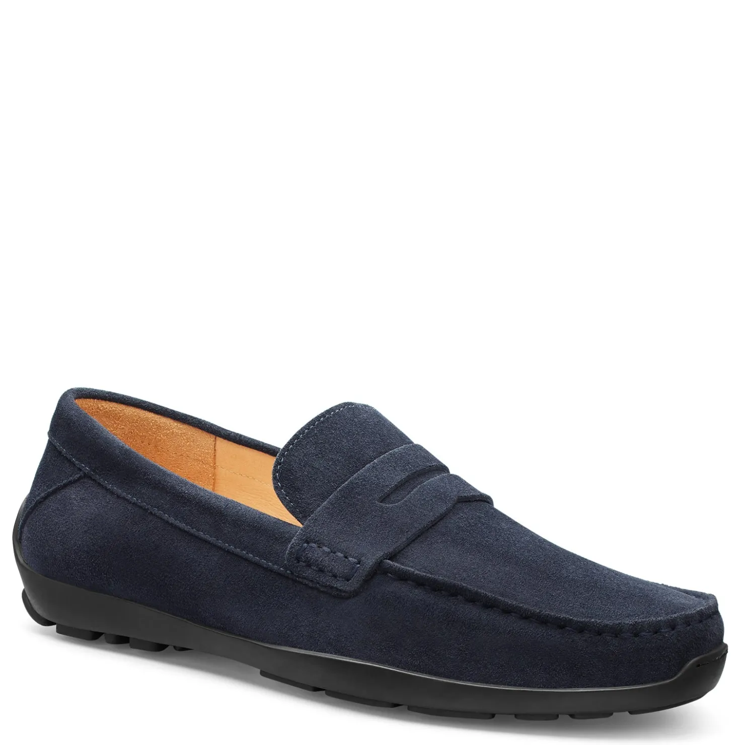 Slip-On Shoes*Samuel Hubbard Men's , Free Spirit Slip-On Navy Suede
