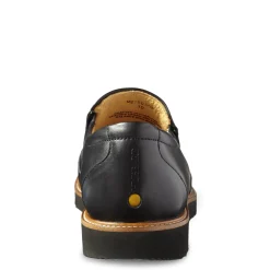 Dress*Samuel Hubbard Men's , Frequent Traveler Slip-On Black Leather