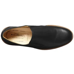 Dress*Samuel Hubbard Men's , Frequent Traveler Slip-On Black Leather
