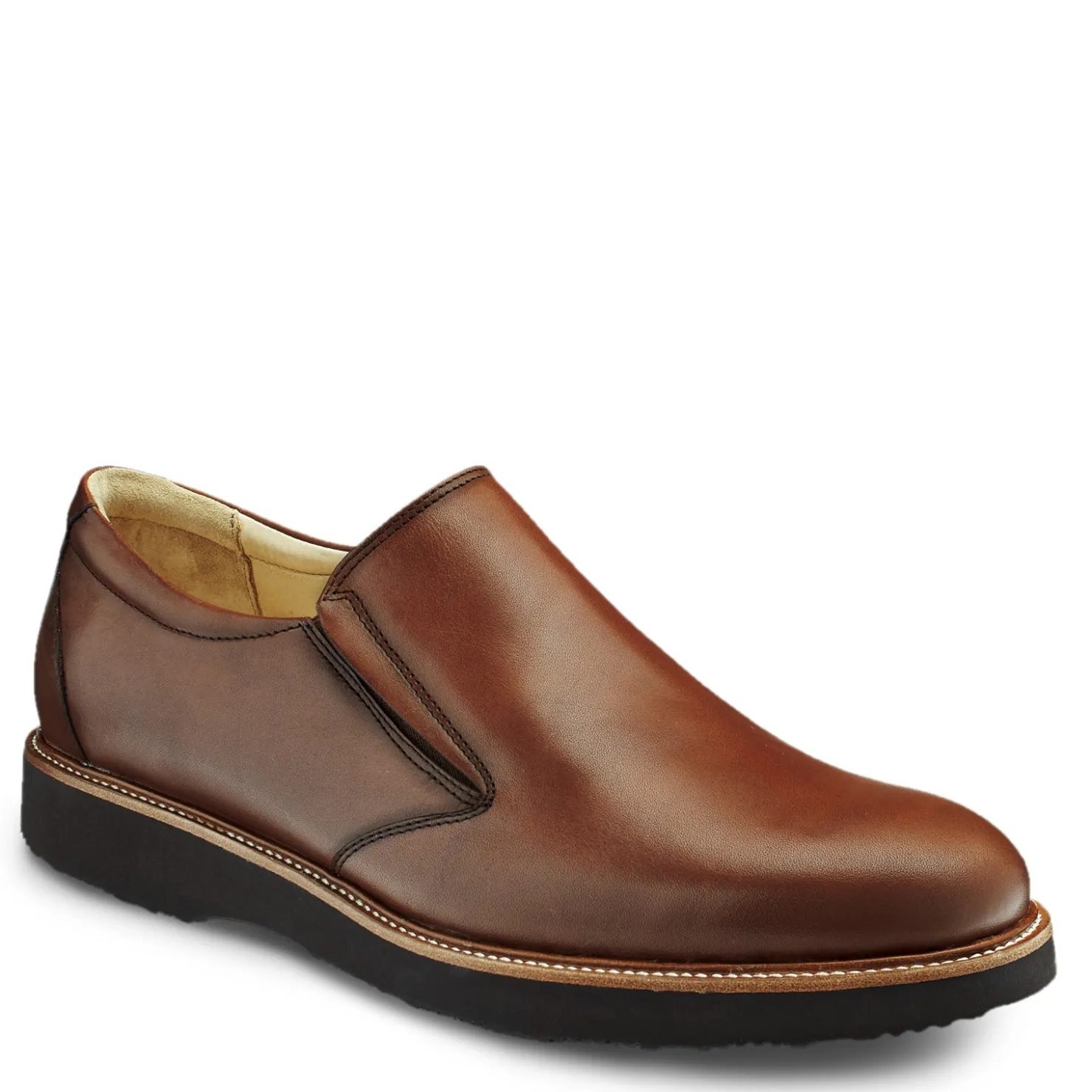Dress*Samuel Hubbard Men's , Frequent Traveler Slip-On Whiskey Tan Leather